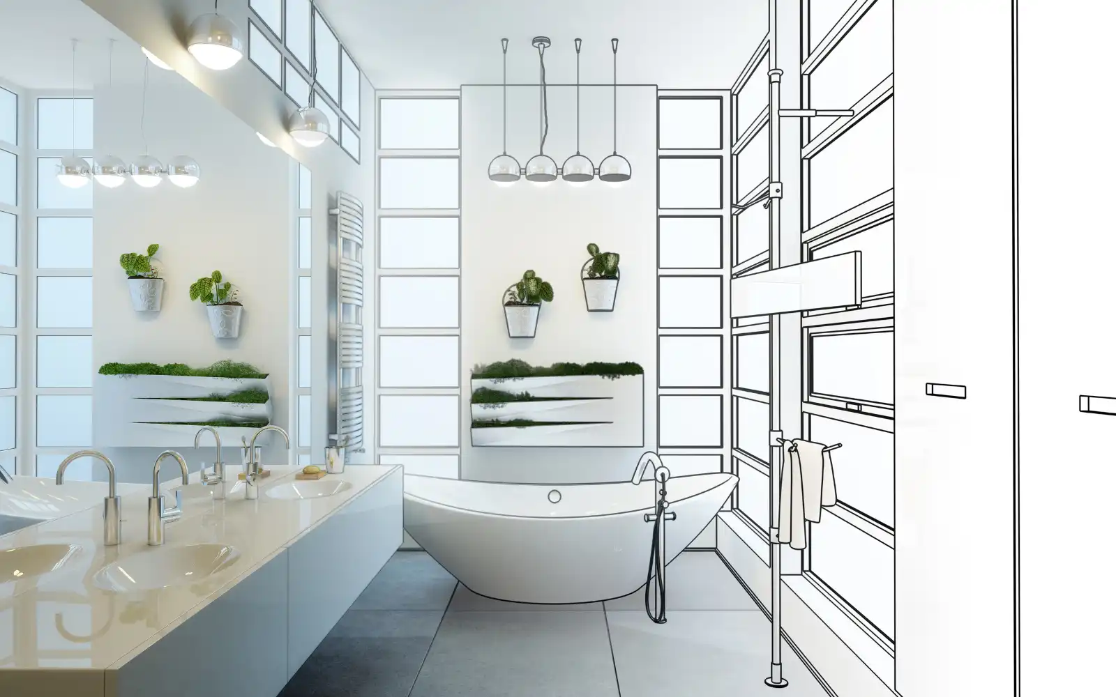 Portsmouth-bathroom-renovation-coming-to-life